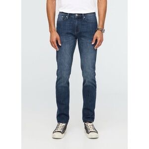 DUER Jeans Mens 36x32 Blue L2X Slim Performance Stretch Denim
